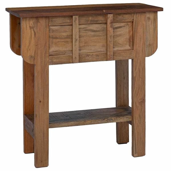 vidaXL Console Table Mixed Recycled Wood 80x35x80 cm