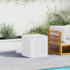 vidaXL Garden Storage Box White 55 x 53 x 57 cm Polypropylene