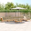 vidaXL 6 Piece Garden Pallet Sofa Set with Cushions Solid Wood Acacia