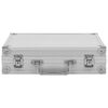 vidaXL Gun Case Aluminium ABS Silver
