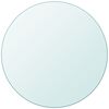 vidaXL Table Top Tempered Glass Round 600 mm