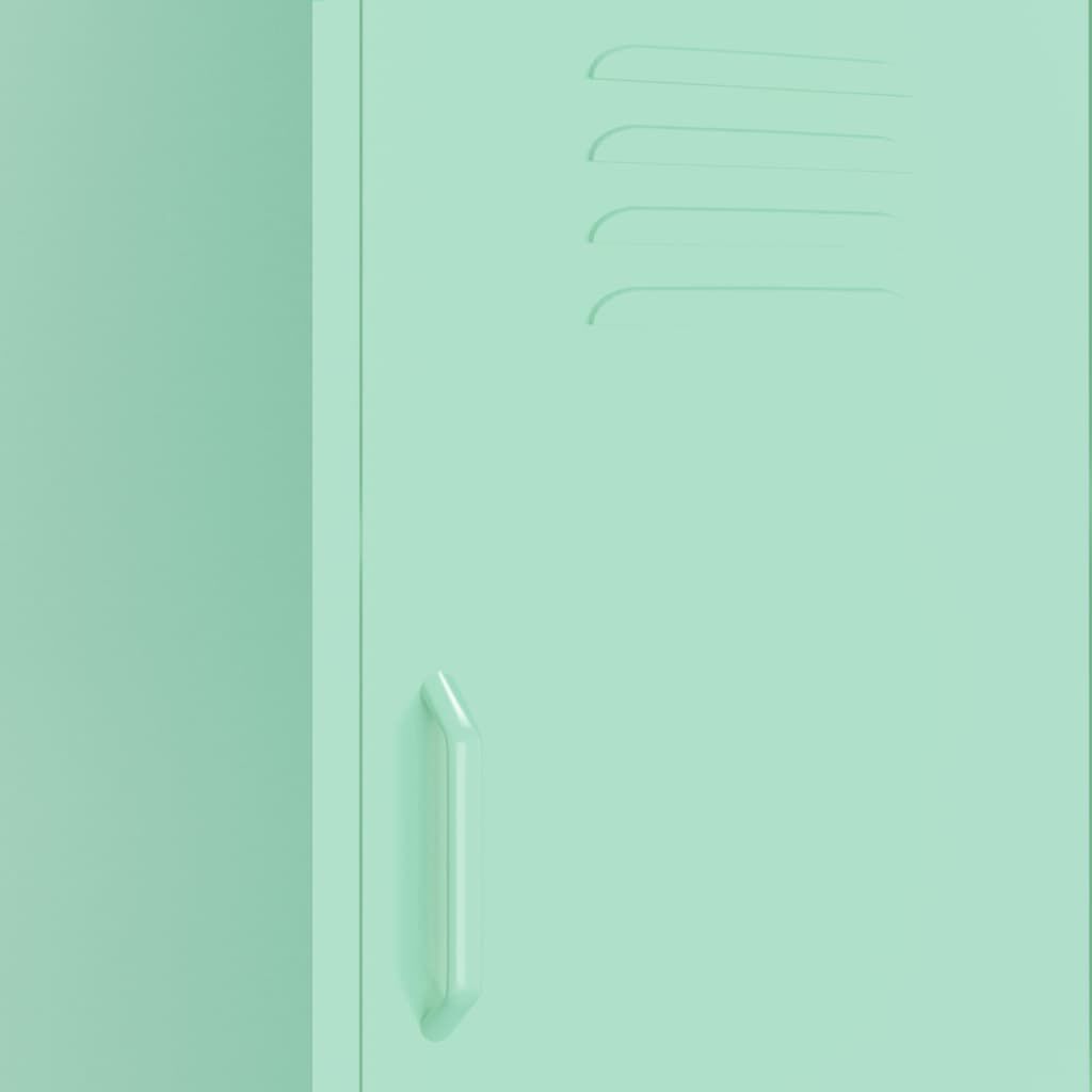 vidaXL Storage Cabinet Mint 42.5x35x101.5 cm Steel