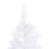 vidaXL Corner Artificial Pre-lit Christmas Tree White 180 cm PVC