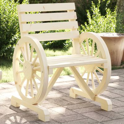 vidaXL Garden Chairs 4 pcs Solid Wood Fir