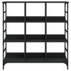 vidaXL Sideboard Black 102x32x103.5 cm Engineered Wood