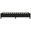 vidaXL Bed Frame without Mattress Black 100x190 cm Twin Faux Leather