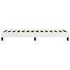 vidaXL Bed Frame without Mattress White Twin Faux Leather (US Only)