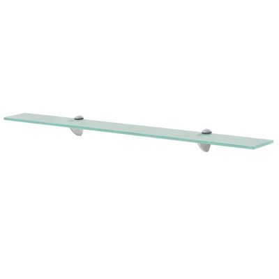 vidaXL Floating Shelves 2 pcs Glass 80x20 cm 8 mm