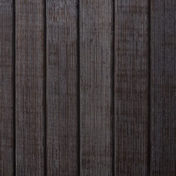 vidaXL Room Divider Bamboo Dark Brown 250x165 cm