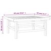vidaXL 9 Piece Garden Lounge Set with Taupe Cushions Bamboo