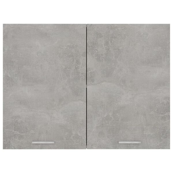 vidaXL Hanging Cabinet Concrete Grey 80x31x60 cm Engineered Wood