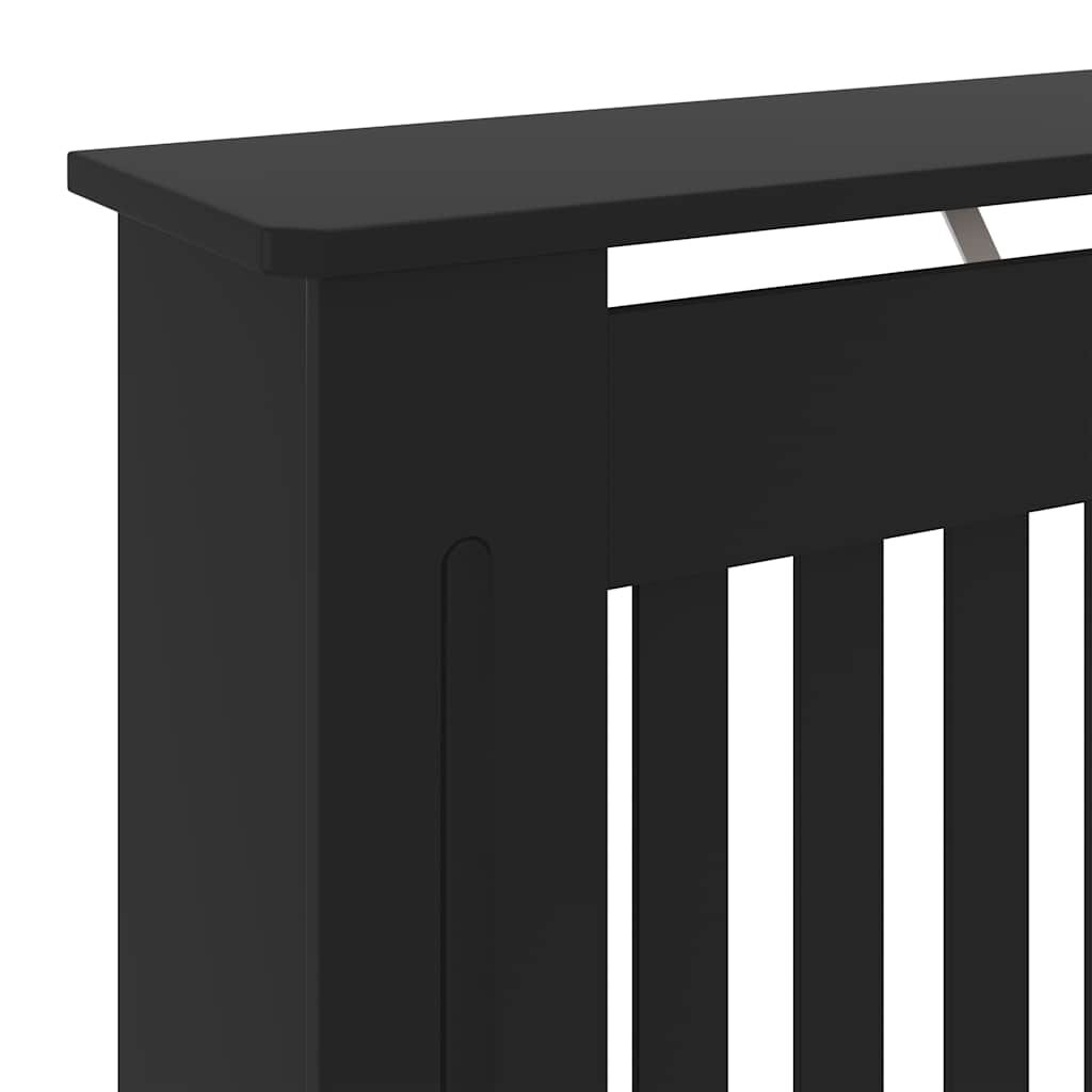 vidaXL MDF Radiator Cover Black 78 cm