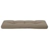 vidaXL Pallet Cushion Taupe 120x40x12 cm Fabric