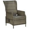 vidaXL 7 Piece Garden Dining Set Brown