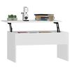 vidaXL Coffee Table White 80x50.5x41.5 cm Engineered Wood