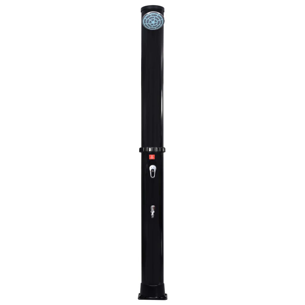 vidaXL Outdoor Solar Shower with Shower Head and Faucet 40 L