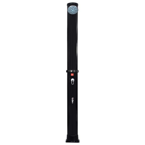 vidaXL Outdoor Solar Shower with Shower Head and Faucet 40 L