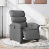 vidaXL Electric Recliner Chair Dark Grey Fabric