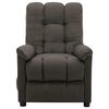 vidaXL Electric Massage Chair Taupe Fabric
