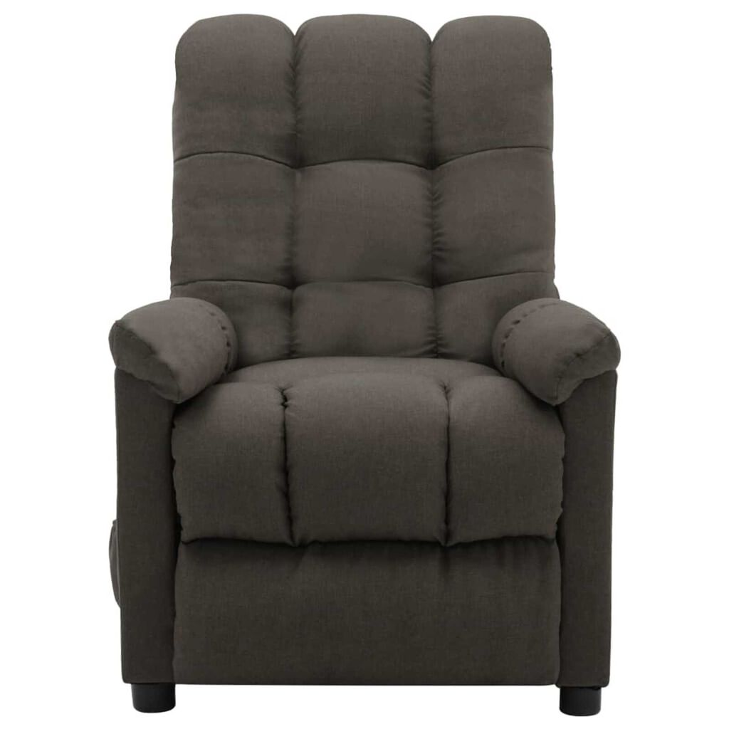 vidaXL Electric Massage Chair Taupe Fabric