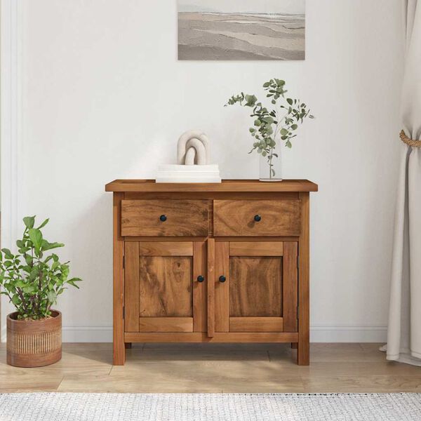 vidaXL Sideboard Solid Mahogany Wood 75x30x65 cm