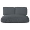 vidaXL Cushion Set 3 pcs Anthracite Oxford Fabric