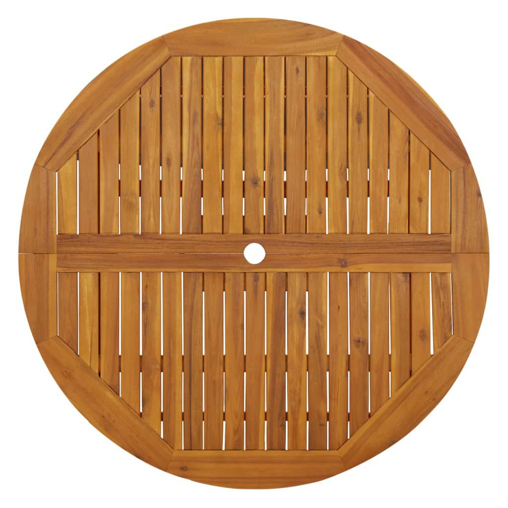 vidaXL Folding Garden Table 110 cm Solid Acacia Wood