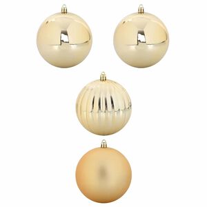 vidaXL Christmas Bauble Set 4 pcs Gold