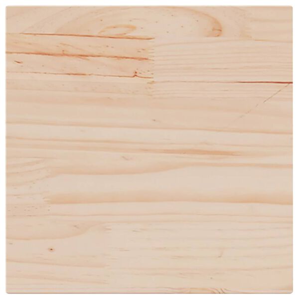vidaXL Table Top 40x40x1.7 cm Square Solid Wood Pine