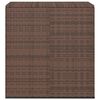 vidaXL Garden Cushion Box PE Rattan 100x49x103.5 cm Brown