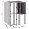 vidaXL Bird Cage Anthracite 154 x 154 x 200 cm Galvanised steel
