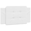 vidaXL Headboard Cushion "Zadar" White 100 cm Faux Leather