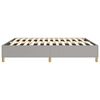 vidaXL Bed Frame without Mattress Light Grey California King Fabric (US Only)