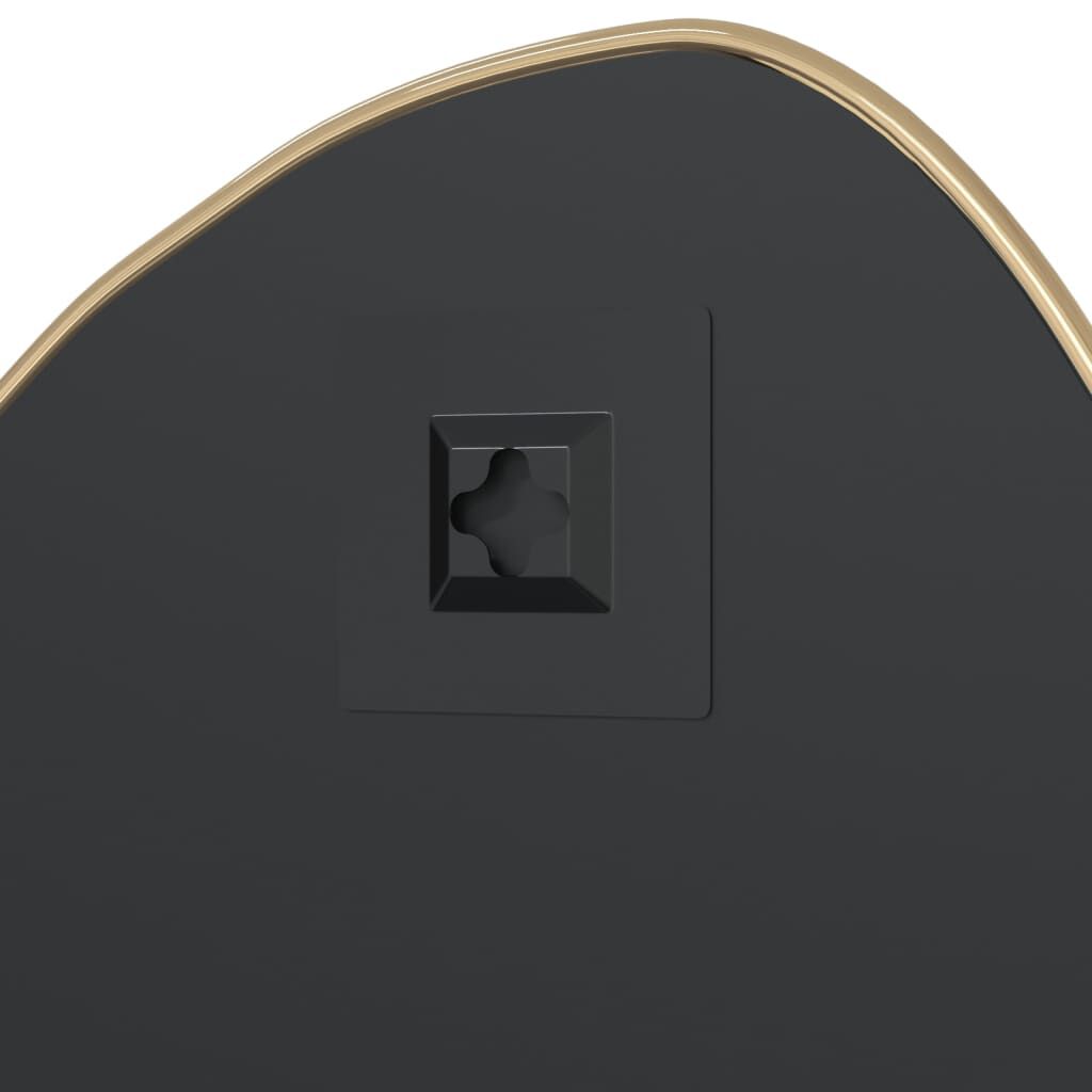 vidaXL Wall Mirror Gold 60x50 cm