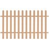 vidaXL Picket Fence WPC 200x120 cm