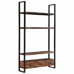 vidaXL Bookshelf 118x30x200 cm Solid Reclaimed Wood