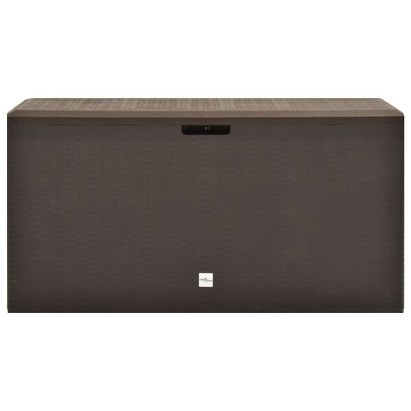 vidaXL Garden Storage Box Brown 114x47x60 cm