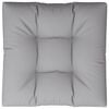 vidaXL Pallet Cushion Grey 70x70x12 cm Fabric