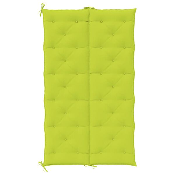 vidaXL Garden Bench Cushion Bright Green 180x(50+50)x7cm Oxford Fabric