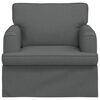 vidaXL Sofa Dark Grey 84 x 80 x 85 cm Fabric