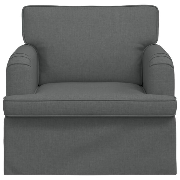 vidaXL Sofa Dark Grey 84 x 80 x 85 cm Fabric