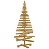 vidaXL Christmas Trees with Stand Brown 120 cm Solid pine wood