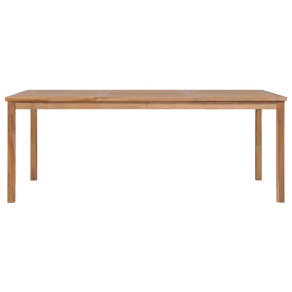 vidaXL 9 Piece Garden Dining Set Solid Teak Wood