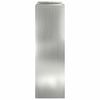 vidaXL Plant Stands 2 pcs Silver 24 x 24 x 75 cm Galvanised steel