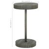 vidaXL 3 Piece Garden Bar Set with Cushions Poly Rattan Grey