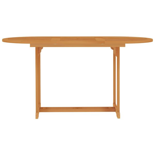 vidaXL 5 Piece Garden Dining Set with Cushions Solid Teak Wood
