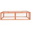 vidaXL Rabbit Hutch 183x90x46.5 cm Solid Firwood