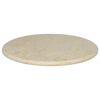 vidaXL Table Top Cream &Oslash;60x2.5 cm Marble