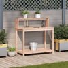 vidaXL Potting Table with Shelves 108x50x109.5 cm Solid Wood Douglas