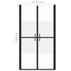 vidaXL Shower Door Half Frosted ESG (73-76)x190 cm